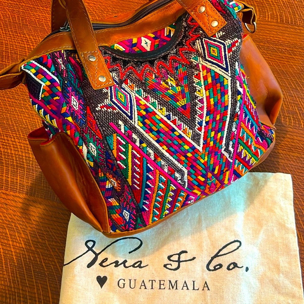 Nena & Co. One of a Kind Huipil Convertible Day Bag- Shoulder/Backpack/Crossbody